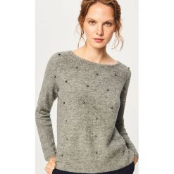Sweter z perełkami - Szary. Szare bez kategorii Reserved, s. Za 79,99 zł.