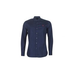 Koszule z długim rękawem U.S Polo Assn. ZED SHIRT BD. Niebieskie koszule męskie U.S. Polo Assn., s, bez wzorów, polo, z długim rękawem. Za 309,00 zł.
