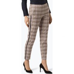 Opus - Spodnie damskie – Ette Color Check, czerwony. Czerwone spodnie damskie Opus, bez wzorów. Za 269,95 zł.