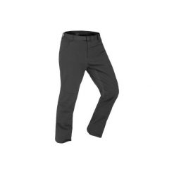 Spodnie turystyczne SH500 X-Warm męskie. Szare spodnie męskie QUECHUA, na zimę, m, bez wzorów, z elastanu. Za 129,99 zł.