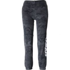 Adidas Performance LIN Spodnie treningowe grefou/black/white. Różowe spodnie chłopięce marki adidas Performance, z dzianiny, z okrągłym kołnierzem. Za 149,00 zł.