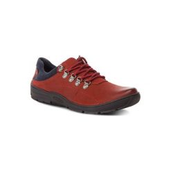 LASOCKI FOR MEN MI07-A603-A463-03. Czerwone półbuty męskie ze skóry. Za 199,99 zł.