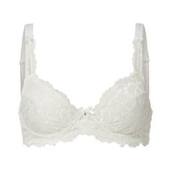 Cellbes Biustonosz z fiszbinami Maria złamana biel female biały 75B. Białe biustonosze Cellbes, z haftami, z koronki. Za 79,00 zł.