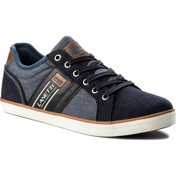 Półbuty LANETTI MP40-6791. Półbuty męskie Lanetti, bez wzorów, bez zapięcia. W wyprzedaży za 49,99 zł.