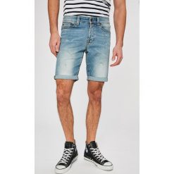 Only & Sons - Szorty. Niebieskie spodenki i szorty męskie marki Only & Sons, bez wzorów, z elastanu, casualowe. W wyprzedaży za 89,90 zł.