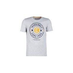 T-shirty z krótkim rękawem Jack Jones JCOFRESCO. Szare t-shirty męskie Jack & Jones, s, bez wzorów, bez kołnierzyka, krótkie. Za 55,20 zł.
