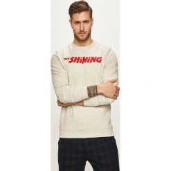 Jack & Jones - Bluza. Czarne bluzy męskie Jack & Jones, s, z nadrukiem, z bawełny, z okrągłym kołnierzem, bez rękawów, bez kaptura. W wyprzedaży za 139,90 zł.