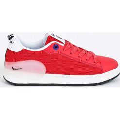 Vespa - Buty Freccia. Czerwone buty sportowe damskie Vespa, bez wzorów, z materiału, sportowe. W wyprzedaży za 239,90 zł.