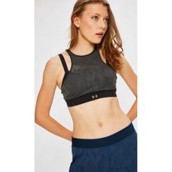 Under Armour - Biustonosz. Szare biustonosze sportowe marki Under Armour, m, z elastanu. W wyprzedaży za 129,90 zł.