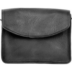 Torebki klasyczne damskie: Skórzana torebka "Veleso" w kolorze czarnym - 17 x 15 x 8 cm