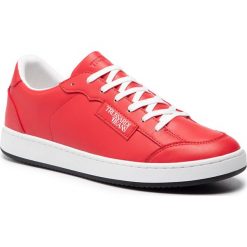 Sneakersy TRUSSARDI JEANS - Sneakers 77A00131 R150. Czerwone sneakersy męskie Trussardi Jeans, na co dzień, bez wzorów, z jeansu, klasyczne, bez zapięcia. Za 509,00 zł.