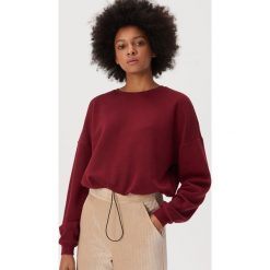 Bluza ze ściągaczem - Bordowy. Czerwone bluzy damskie Sinsay, s, bez wzorów, bez rękawów, bez kaptura. Za 39,99 zł.
