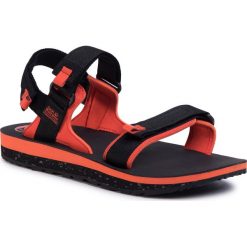 Sandały JACK WOLFSKIN - Outfresh Deluxe Sandal M 4039431 Black/Orange. Czarne klapki damskie Jack Wolfskin, bez wzorów, z tworzywa sztucznego, sportowe, bez obcasa, bez zapięcia, outdoorowe. Za 299,00 zł.