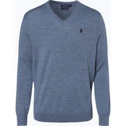 Polo Ralph Lauren - Męski sweter z wełny merino – Slim Fit, beżowy. Brązowe bez kategorii Polo Ralph Lauren, m, z wełny, polo. Za 299,95 zł.