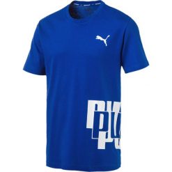 Puma Modern Sports Advanced Koszulka Niebieski. Niebieskie podkoszulki męskie Puma, s, z nadrukiem, z poliesteru, z krótkim rękawem. Za 87,95 zł.