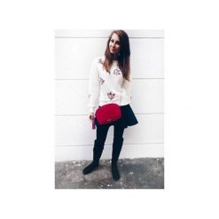 Zamszowa Fabulous #9 Carmen. Czerwone torebki klasyczne damskie marki Fabiola, bez wzorów, ze skóry, klasyczne, duże, zamszowe, bez dodatków. Za 159,00 zł.