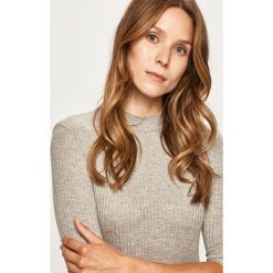Tally Weijl - T-shirt. Czarne bluzki damskie TALLY WEIJL, s, bez wzorów, z elastanu, z golfem. Za 59,90 zł.