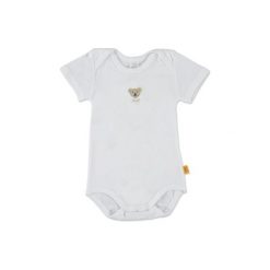 Body niemowlęce: STEIFF Baby Body z rękawem 1/4 bright white