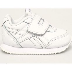 Reebok Classic - Buty dziecięce Royal Cljog 2 Kc. Białe trampki chłopięce Reebok Classic, bez wzorów, z gumy, sportowe, bez zapięcia. Za 99,90 zł.