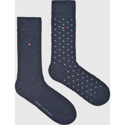 Tommy Hilfiger - Skarpety (2-pack). Szare skarpetki męskie TOMMY HILFIGER, z bawełny. W wyprzedaży za 49,90 zł.