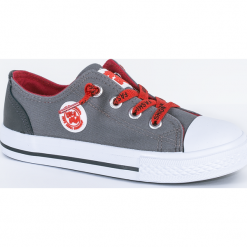 Trampki. Niebieskie trampki chłopięce SHOES 1, bez wzorów, bez zapięcia. Za 59,90 zł.