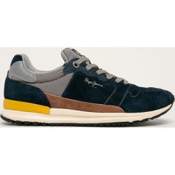 Pepe Jeans - Buty Tinker Pro Racer. Zielone buty sportowe męskie Pepe Jeans, z jeansu, na sznurówki. Za 429,90 zł.