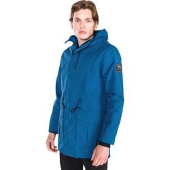 Scotch & Soda Kurtka Niebieski. Niebieskie płaszcze męskie Scotch & Soda, na wiosnę, l, bez wzorów, z bawełny, bez kaptura. Za 1284,95 zł.