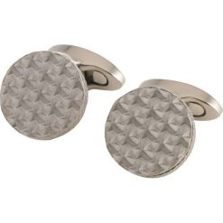 Tateossian MONOCHROME Spinka do mankietów silver. Szare spinki do mankietów męskie marki Tateossian, metalowe. Za 819,00 zł.