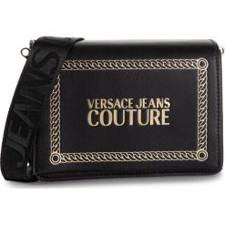 Torebka VERSACE JEANS COUTURE - E1VUBBT2 40329 M27. Czarne listonoszki damskie Versace Jeans Couture, bez wzorów, z jeansu, bez dodatków. Za 649,00 zł.