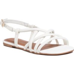 Sandały BIBI - Little Me 1104041 White. Białe sandały dziewczęce Bibi, ze skóry ekologicznej, bez zapięcia. Za 169,00 zł.