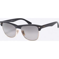 Ray-Ban - Okulary Clubmaster Oversized. Czarne okulary przeciwsłoneczne damskie Ray-Ban, prostokątne. W wyprzedaży za 579,90 zł.