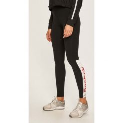 Reebok - Legginsy. Czarne spodnie damskie Reebok, s, z elastanu. Za 139,90 zł.