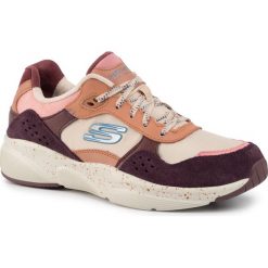 Sneakersy SKECHERS - Daily Luc 13054/BUPK Burgundy/Pink. Brązowe półbuty damskie Skechers, ze skóry. W wyprzedaży za 199,00 zł.