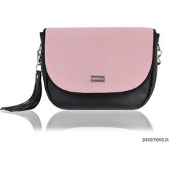 TOREBKA PURO VIEW 2312 VELVET LIGHT PINK. Różowe torebki klasyczne damskie Pakamera, bez wzorów, eleganckie, na ramię, bez dodatków. Za 269,00 zł.