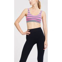 Fuksjowy Biustonosz Sportowy More Love. Szare biustonosze sportowe other. Za 19,99 zł.