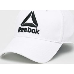 Reebok - Czapka. Białe czapki męskie marki Reebok, z bawełny. Za 89,90 zł.