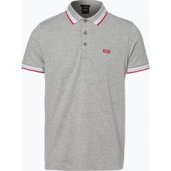 BOSS Athleisurewear - Męska koszulka polo – Paddy, szary. Szare koszulki męskie BOSS Athleisurewear, m, w paski, klasyczne, polo, bez rękawów. Za 349,95 zł.