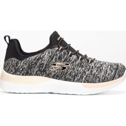 Sneakersy Skechers bonprix czarny melanż. Czarne sneakersy damskie bonprix, z materiału. Za 199,99 zł.