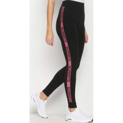Legginsy sportowe damskie: Różowe Legginsy Gold Gym
