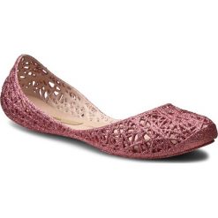 Baleriny MELISSA - Campana Zig Zag II Ad 31513 Pink/Glitter 52829. Różowe baleriny damskie Melissa, bez wzorów, z tworzywa sztucznego, klasyczne, bez obcasa. Za 349,00 zł.