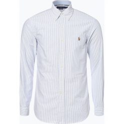 Polo Ralph Lauren - Koszula męska – Slim Fit, niebieski. Niebieskie koszule męskie slim Polo Ralph Lauren, m, w paski, z bawełny, eleganckie, polo, bez rękawów. Za 349,95 zł.