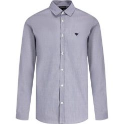 Koszula Emporio Armani 8N1C75 1V04Z 0932. Niebieskie koszule męskie Emporio Armani, s, bez wzorów, z bawełny, casualowe, bez kołnierzyka, bez rękawów. W wyprzedaży za 479,00 zł.