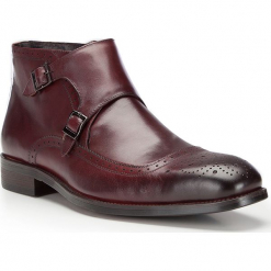 Buty męskie 87-M-824-2. Czerwone buty wizytowe męskie Wittchen, z syntetyku. Za 379,00 zł.