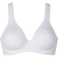 Biustonosz minimizer na fiszbinach bonprix biały. Białe biustonosze bonprix, bez wzorów. Za 54,99 zł.