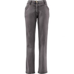 Dżinsy ze stretchem bonprix szary denim. Szare jeansy damskie bonprix. Za 44,99 zł.