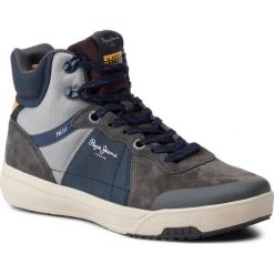 Sneakersy PEPE JEANS - Slate Pro Boot PMS30573 Dark Grey 975. Szare sneakersy męskie Pepe Jeans, bez zapięcia. Za 499,00 zł.