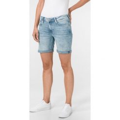 Pepe Jeans Poppy Szorty Niebieski. Niebieskie szorty damskie Pepe Jeans, bez wzorów, z elastanu. Za 335,95 zł.