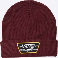 Vans - Czapka. Brązowe czapki męskie Vans, z dzianiny. Za 89,90 zł.