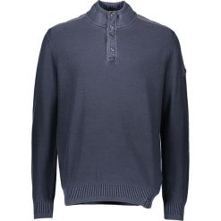 Sweter w kolorze granatowym. Niebieskie swetry męskie Camel Active, xl, z aplikacjami, z bawełny, ze stójką, bez kaptura. W wyprzedaży za 169,95 zł.