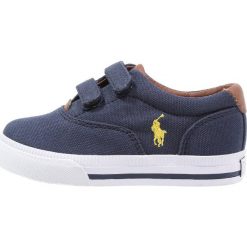 Polo Ralph Lauren VAUGHN Tenisówki i Trampki navy/yellow. Niebieskie trampki dziewczęce Polo Ralph Lauren, ze skóry ekologicznej. Za 359,00 zł.